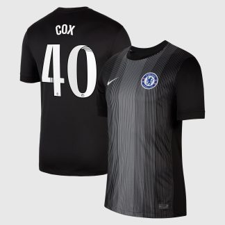 Chelsea WSL Nike Goalkeeper Stadium Shirt 2025-26 - Kids with Cox 40 printing