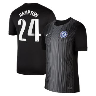 Chelsea WSL Nike Goalkeeper Stadium Shirt 2025-26 - Kids with Hampton 24 printing