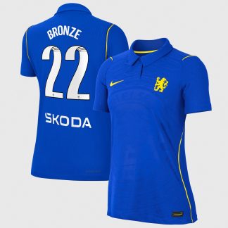 Chelsea WSL Nike Home Aero-FIT Match Shirt 2026-27 - Womens with Bronze 22 printing