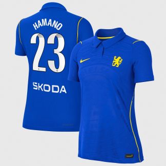 Chelsea WSL Nike Home Aero-FIT Match Shirt 2026-27 - Womens with Hamano 23 printing
