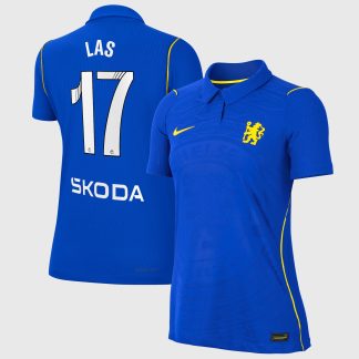 Chelsea WSL Nike Home Aero-FIT Match Shirt 2026-27 - Womens with Las 17 printing