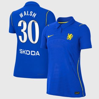 Chelsea WSL Nike Home Aero-FIT Match Shirt 2026-27 - Womens with Walsh 30 printing