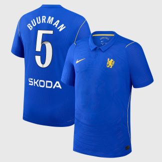 Chelsea WSL Nike Home Aero-FIT Match Shirt 2026-27 with Buurman 5 printing