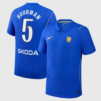 Chelsea WSL Nike Home Aero-FIT Match Shirt 2026-27 with Buurman 5 printing