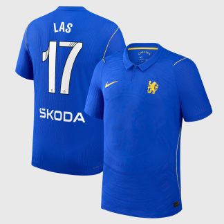 Chelsea WSL Nike Home Aero-FIT Match Shirt 2026-27 with Las 17 printing
