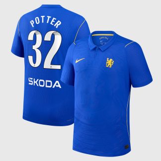 Chelsea WSL Nike Home Aero-FIT Match Shirt 2026-27 with Potter 32 printing