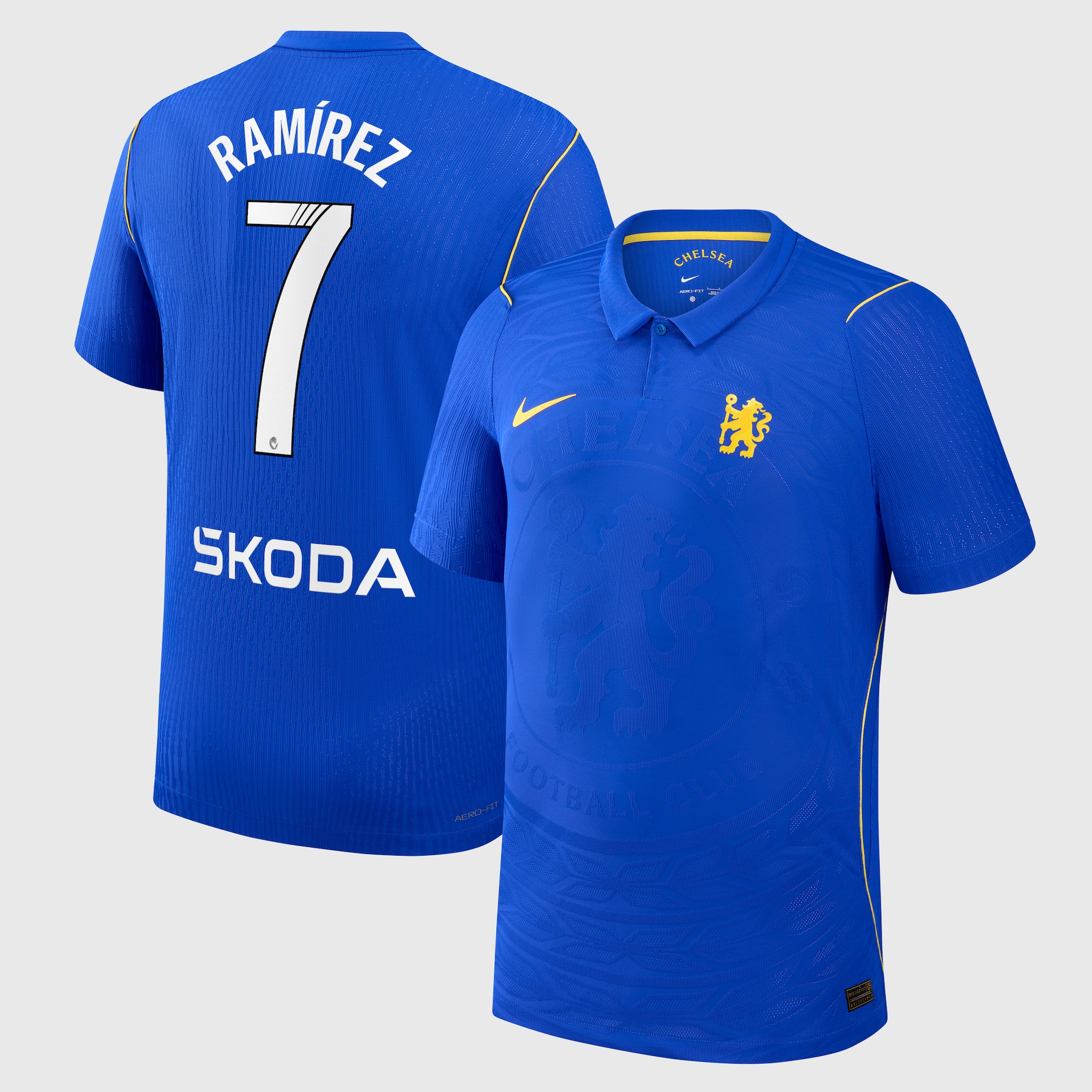 Chelsea WSL Nike Home Aero-FIT Match Shirt 2026-27 with Ramírez 7 printing