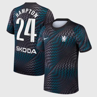 Chelsea WSL Nike Home Goalkeeper Stadium Shirt 2026-27 with Hampton 24 printing