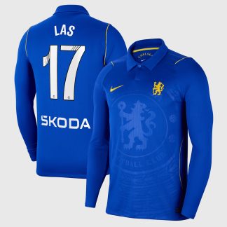 Chelsea WSL Nike Home Stadium Long Sleeve Shirt 2026-27 with Las 17 printing