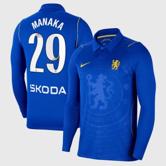 Chelsea WSL Nike Home Stadium Long Sleeve Shirt 2026-27 with Manaka 29 printing