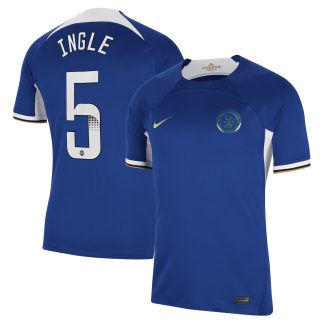 Chelsea WSL Nike Home Stadium Shirt 2023-24 with Ingle 5 printing