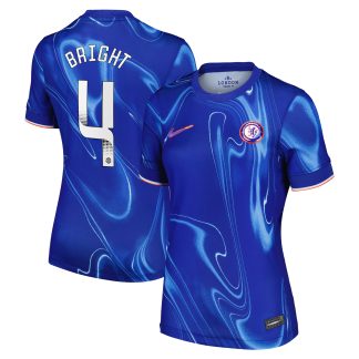 Chelsea WSL Nike Home Stadium Shirt 2024-25 - Womens with Bright 4 printing