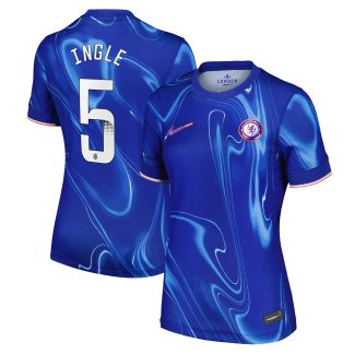 Chelsea WSL Nike Home Stadium Shirt 2024-25 - Womens with Ingle 5 printing