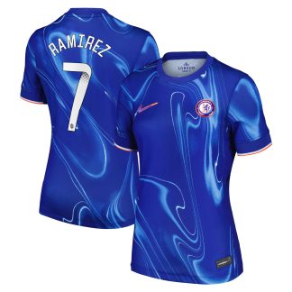 Chelsea WSL Nike Home Stadium Shirt 2024-25 - Womens with Ramírez 7 printing