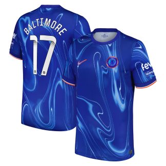 Chelsea WSL Nike Home Stadium Shirt 2024-25 with Baltimore 17 printing