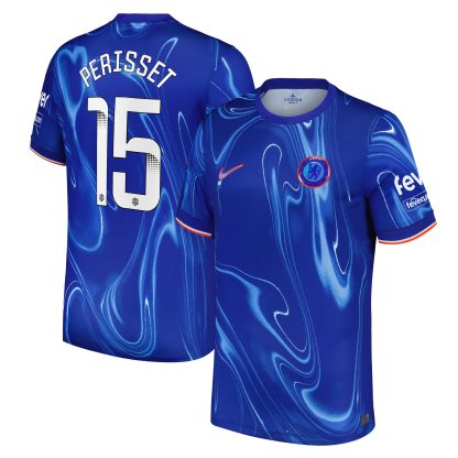 Chelsea WSL Nike Home Stadium Shirt 2024-25 with Perisset 15 printing