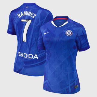 Chelsea WSL Nike Home Stadium Shirt 2025-26 - Womens with Ramírez 7 printing