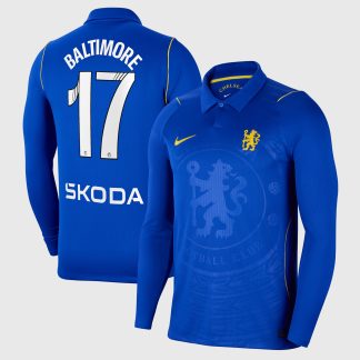 Chelsea WSL Nike Home Stadium Shirt 2026-27 - Long Sleeve with Baltimore 17 printing