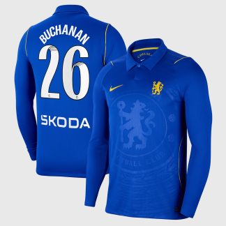 Chelsea WSL Nike Home Stadium Shirt 2026-27 - Long Sleeve with Buchanan 26 printing