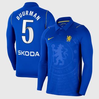 Chelsea WSL Nike Home Stadium Shirt 2026-27 - Long Sleeve with Buurman 5 printing