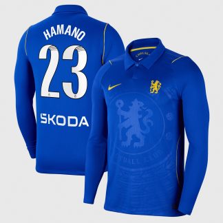 Chelsea WSL Nike Home Stadium Shirt 2026-27 - Long Sleeve with Hamano 23 printing