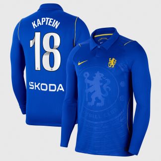 Chelsea WSL Nike Home Stadium Shirt 2026-27 - Long Sleeve with Kaptein 18 printing