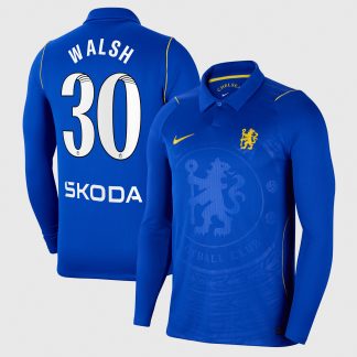 Chelsea WSL Nike Home Stadium Shirt 2026-27 - Long Sleeve with Walsh 30 printing