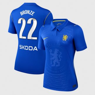 Chelsea WSL Nike Home Stadium Shirt 2026-27 - Womens with Bronze 22 printing