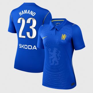 Chelsea WSL Nike Home Stadium Shirt 2026-27 - Womens with Hamano 23 printing