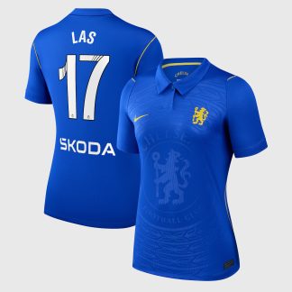 Chelsea WSL Nike Home Stadium Shirt 2026-27 - Womens with Las 17 printing