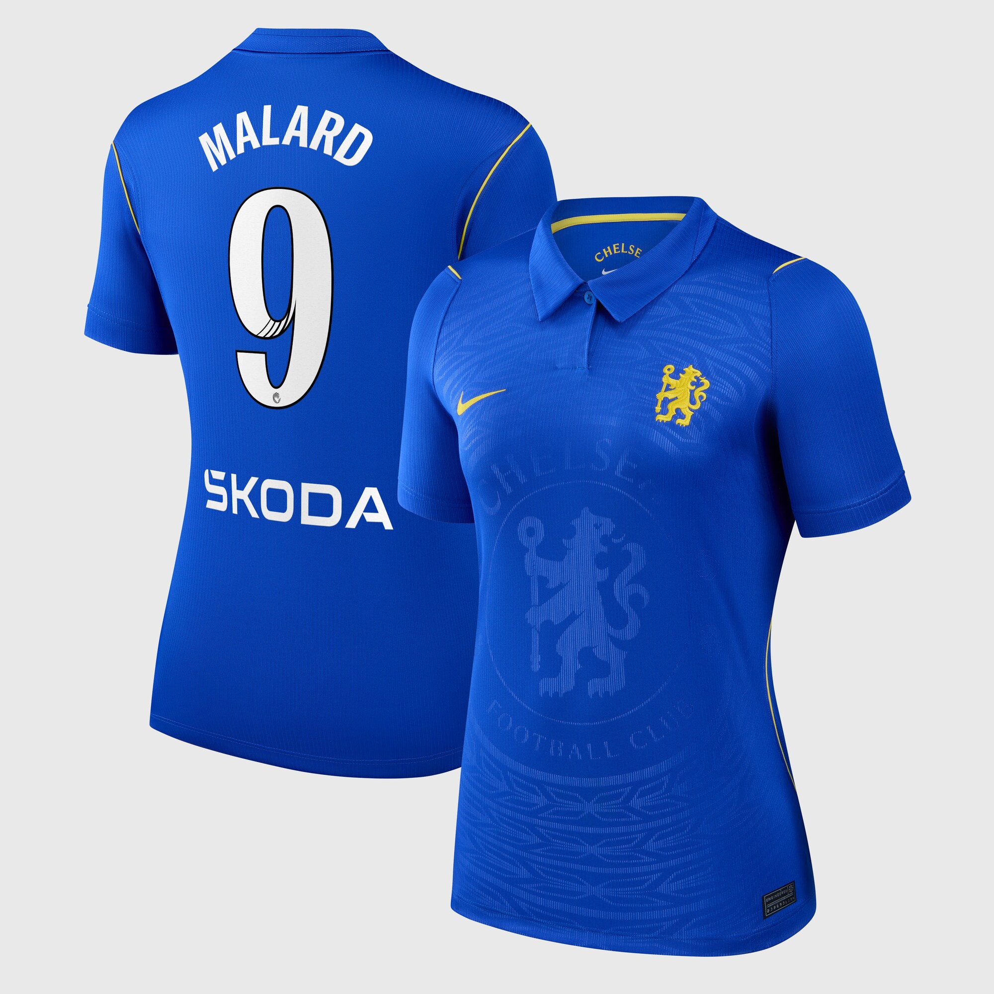 Chelsea WSL Nike Home Stadium Shirt 2026-27 - Womens with Malard 9 printing