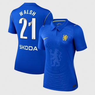 Chelsea WSL Nike Home Stadium Shirt 2026-27 - Womens with Walsh 21 printing
