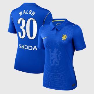 Chelsea WSL Nike Home Stadium Shirt 2026-27 - Womens with Walsh 30 printing