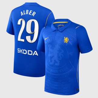 Chelsea WSL Nike Home Stadium Shirt 2026-27 with Alber 29 printing
