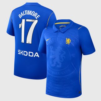Chelsea WSL Nike Home Stadium Shirt 2026-27 with Baltimore 17 printing