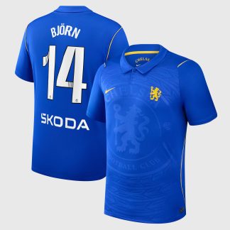 Chelsea WSL Nike Home Stadium Shirt 2026-27 with Björn 14 printing