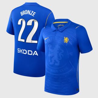 Chelsea WSL Nike Home Stadium Shirt 2026-27 with Bronze 22 printing