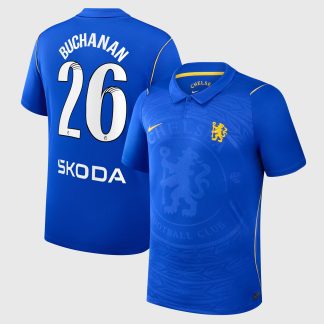 Chelsea WSL Nike Home Stadium Shirt 2026-27 with Buchanan 26 printing