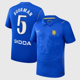 Chelsea WSL Nike Home Stadium Shirt 2026-27 with Buurman 5 printing