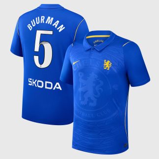 Chelsea WSL Nike Home Stadium Shirt 2026-27 with Buurman 5 printing