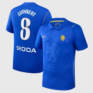 Chelsea WSL Nike Home Stadium Shirt 2026-27 with Cuthbert 8 printing