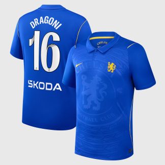 Chelsea WSL Nike Home Stadium Shirt 2026-27 with Dragoni 16 printing