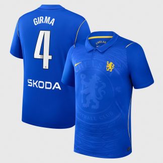 Chelsea WSL Nike Home Stadium Shirt 2026-27 with Girma 4 printing
