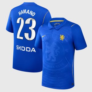 Chelsea WSL Nike Home Stadium Shirt 2026-27 with Hamano 23 printing