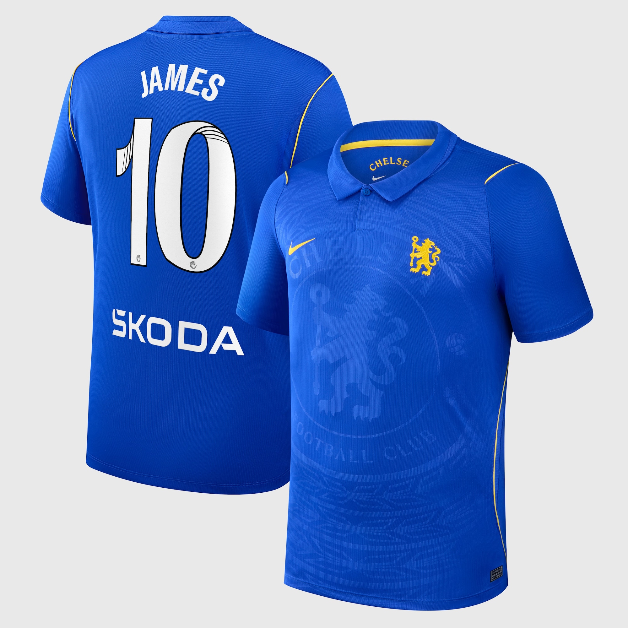 Chelsea WSL Nike Home Stadium Shirt 2026-27 with James 10 printing