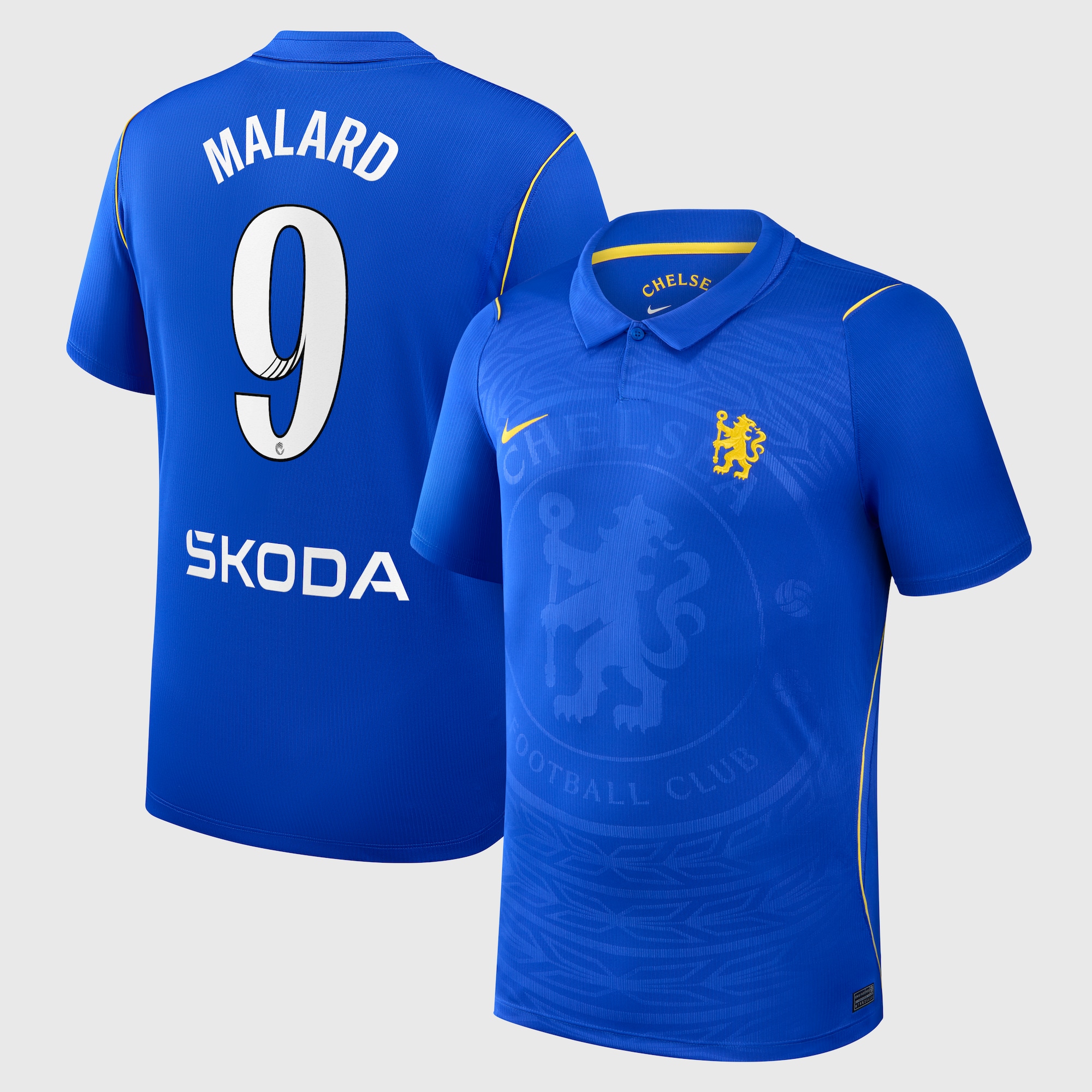 Chelsea WSL Nike Home Stadium Shirt 2026-27 with Malard 9 printing