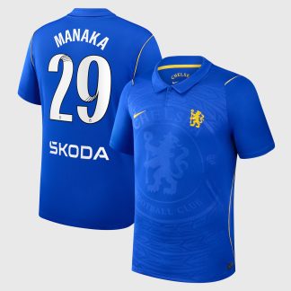Chelsea WSL Nike Home Stadium Shirt 2026-27 with Manaka 29 printing