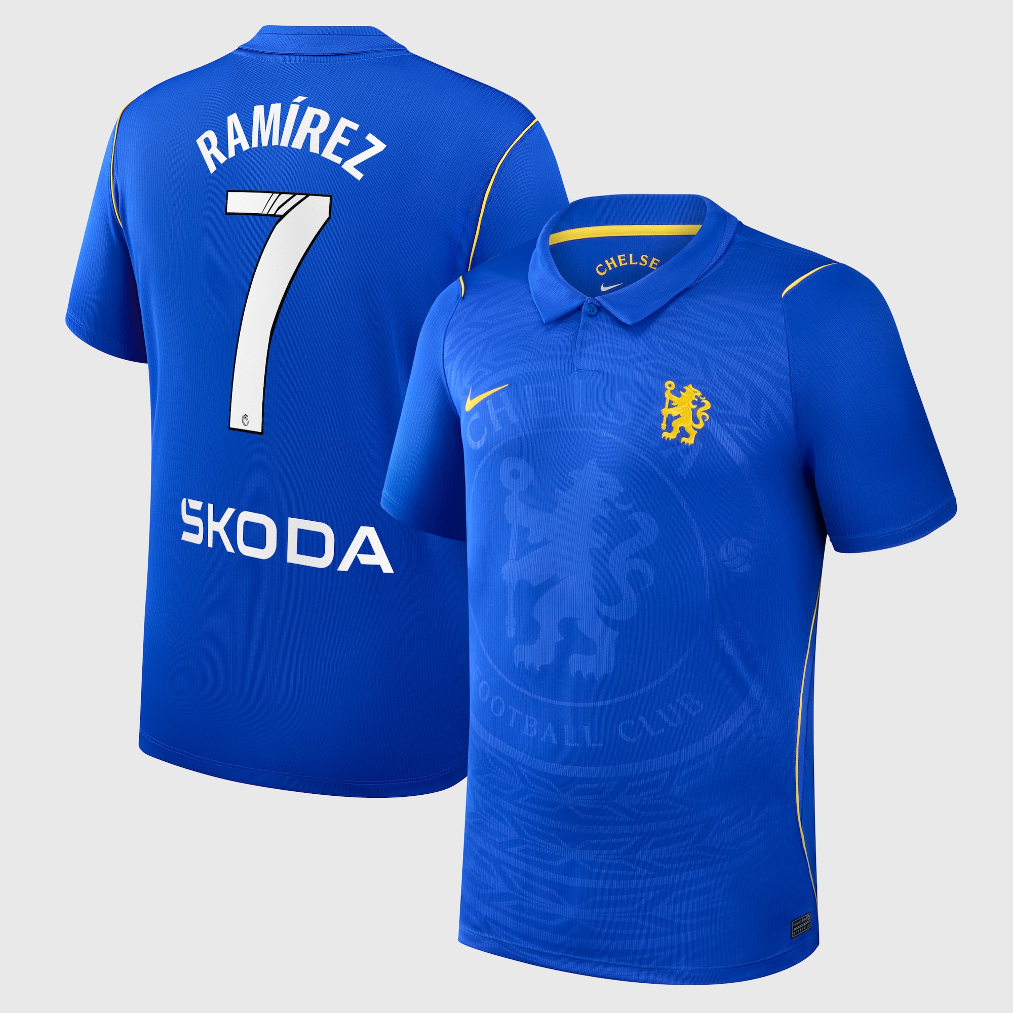 Chelsea WSL Nike Home Stadium Shirt 2026-27 with Ramírez 7 printing