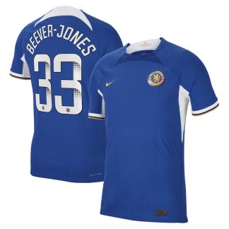 Chelsea WSL Nike Home Vapor Match Shirt 2023-24 - with Beever-Jones 33 printing