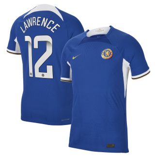 Chelsea WSL Nike Home Vapor Match Shirt 2023-24 - with Lawrence 12 printing